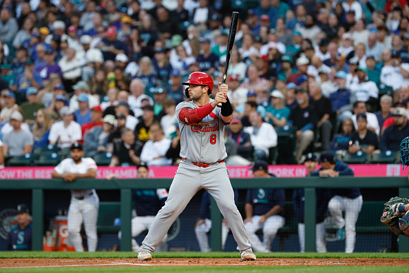 Jimmy Crooks Jimmy Crooks of the St. Louis Cardinals bats during the game against ...