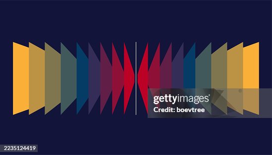Trendy gradient rectangle perspective scene pattern background Trendy gradient rectangle perspective scene pattern background