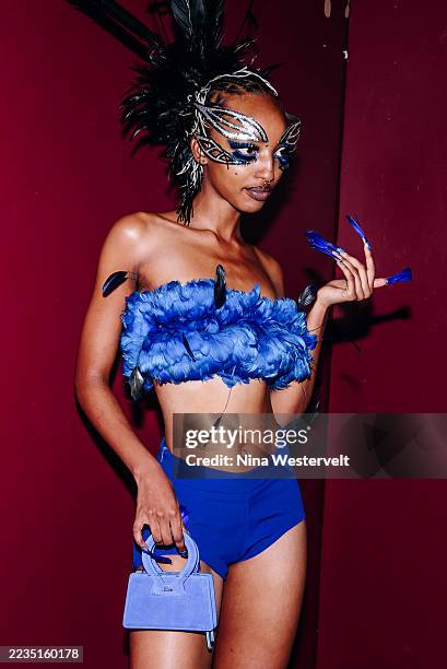 Backstage at the Luar fashion show as part of Spring/Summer 2026 New York Fashion Week on September 15, 2025 in New York, New York.