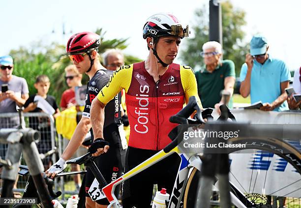 Jonathan Lastra of Spain and Team Cofidis prior to the 22nd Memorial Marco Pantani 2025 a 195.7km one day race from Cesenatico to Cesenatico on...