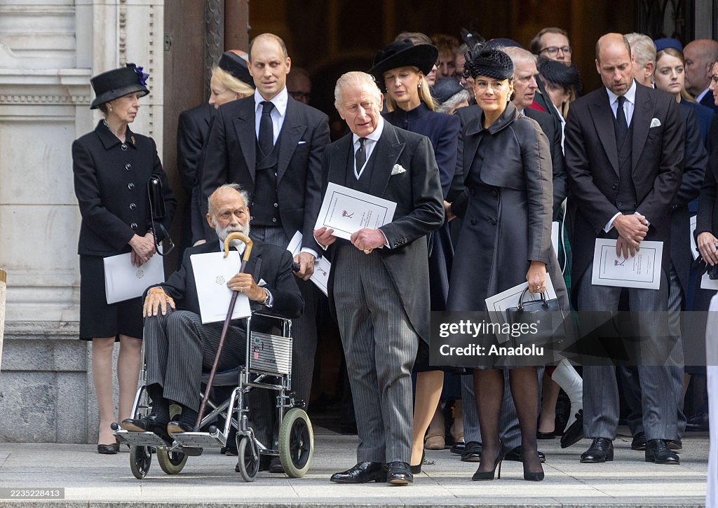 Requiem Mass service for the Duchess of Kent in London
