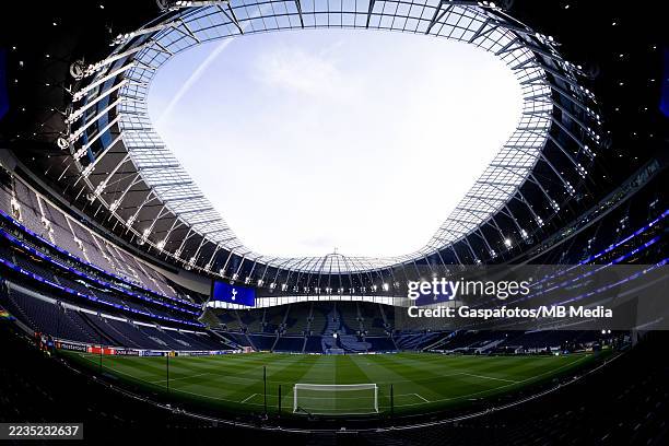 General view inside the stadium is seen prior to the UEFA Champions League 2025/26 League Phase MD1 match between Tottenham Hotspur and Villarreal CF...