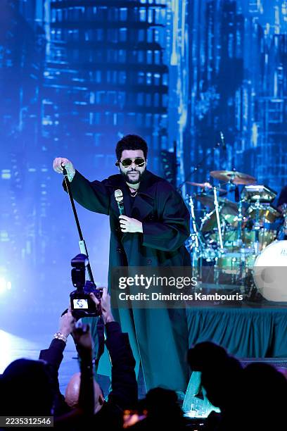 The Weeknd performs onstage during the Michael Rubin REFORM Alliance Casino Night Event on September 13, 2025 in Atlantic City, New Jersey.