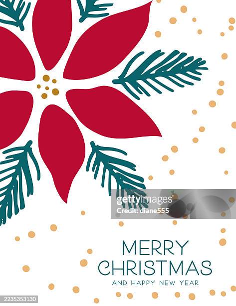 volkskunst weihnachtsstern weihnachtskarten "frohe weihnachten" - weihnachtsstern stock-grafiken, -clipart, -cartoons und -symbole