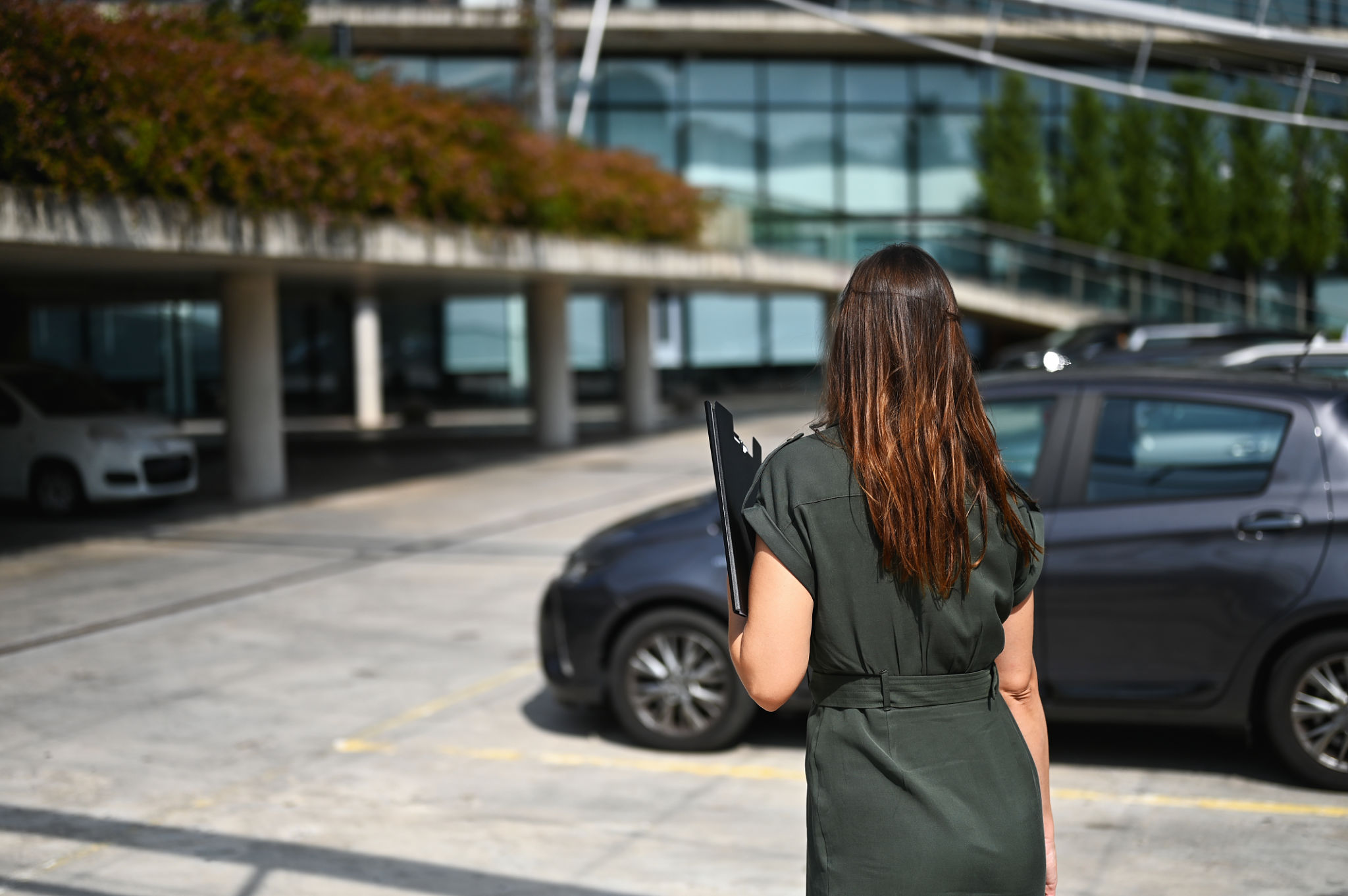 professional parking lot