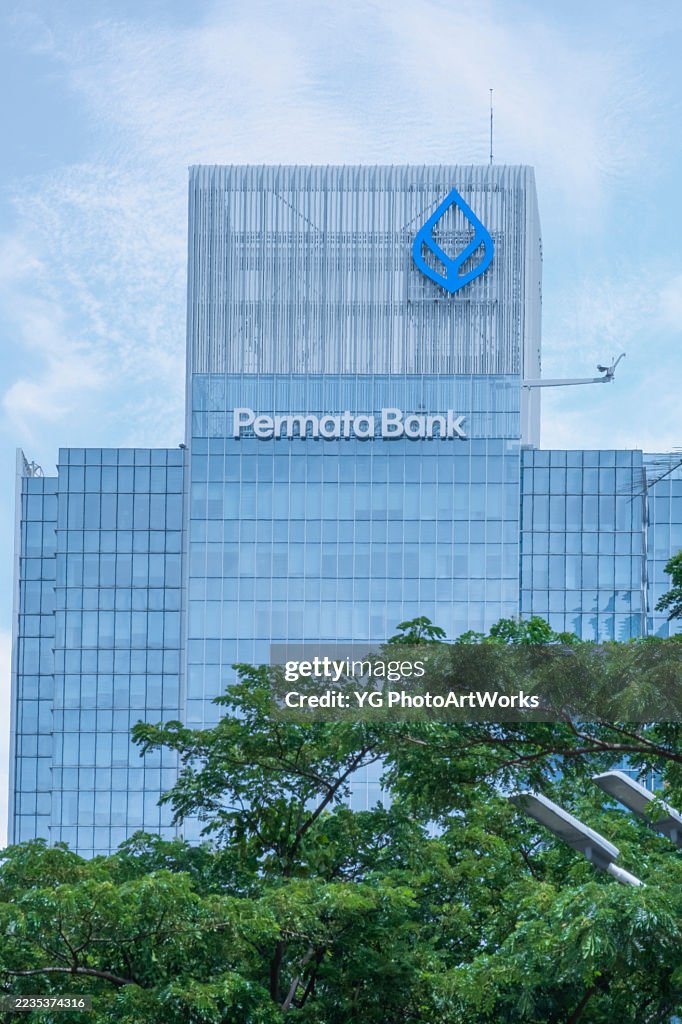 Señalización y tipo de logotipo de Permata Bank