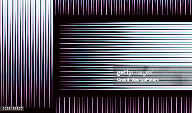 striped rectangles abstract background with glitch technique - pinstripe texture stock illustrations
