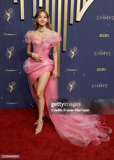 Lisa attends the 77th Primetime Emmy Awards at Peacock Theater on September 14, 2025 in Los Angeles, California.