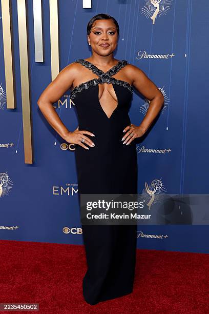 Quinta Brunson attends the 77th Primetime Emmy Awards at Peacock Theater on September 14, 2025 in Los Angeles, California.