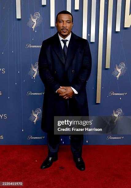 Ashley Walters attends the 77th Primetime Emmy Awards at Peacock Theater on September 14, 2025 in Los Angeles, California.