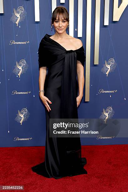 Rashida Jones attends the 77th Primetime Emmy Awards at Peacock Theater on September 14, 2025 in Los Angeles, California.