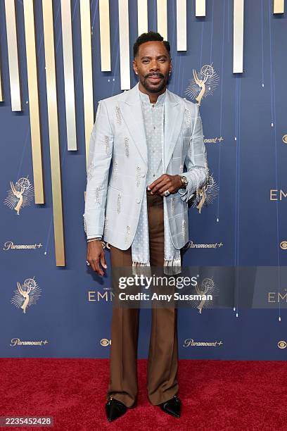Colman Domingo attends the 77th Primetime Emmy Awards at Peacock Theater on September 14, 2025 in Los Angeles, California.