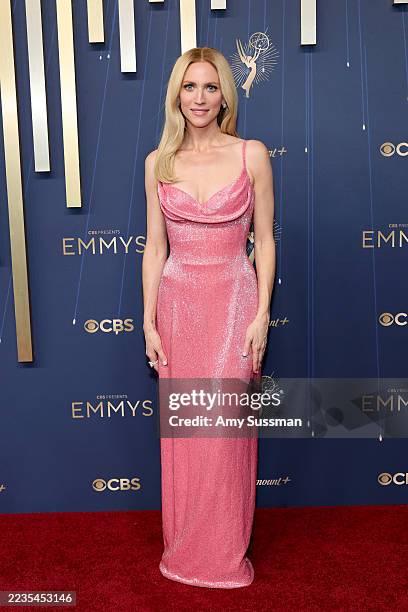 Brittany Snow attends the 77th Primetime Emmy Awards at Peacock Theater on September 14, 2025 in Los Angeles, California.