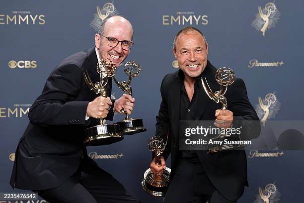 Jack Thorne and Stephen Graham, winners of Lead Actor in a Limited or Anthology Series or Movie, Outstanding Writing for a Limited or Anthology...