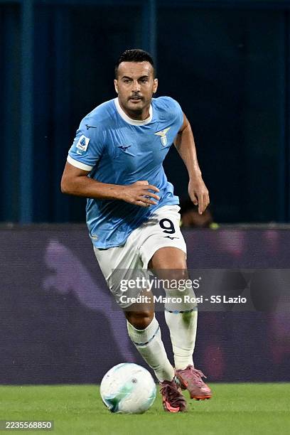 Pedro Rodriguez of SS Lazio in action during the Serie A match between US Sassuolo Calcio and SS Lazio at Mapei Stadium Citta del Tricolore on...