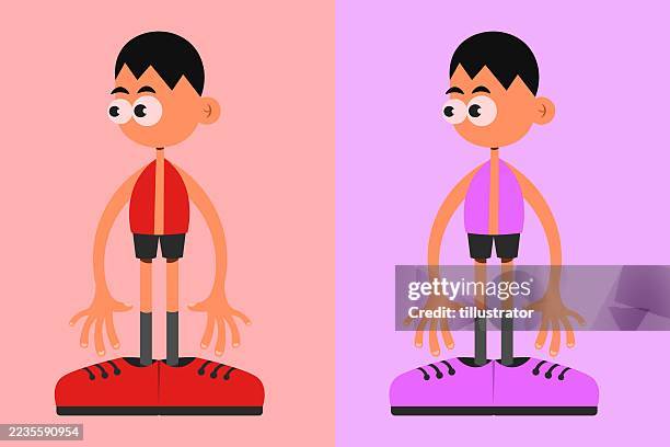 cartoon comic character - character set stock illustrations