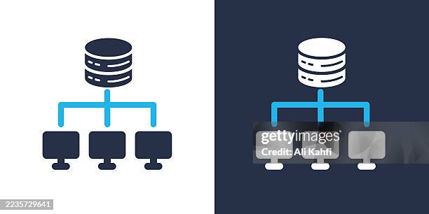 server network glyph solid icon. solid icon that can be applied anywhere, simple, pixel perfect and modern style. - data centre building stock illustrations