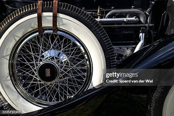 Rolls-Royce Phantom I Brewster classic vintage 1930s car detail on display during the 2025 Wheels at Mariënwaerdt car show on September 13 in Beesd,...