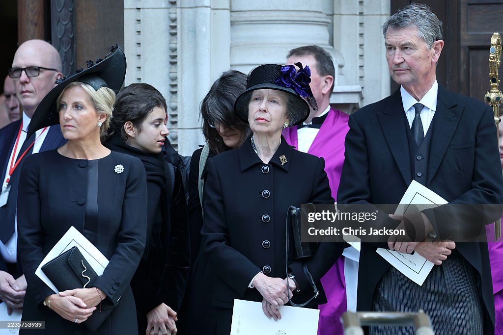 The Funeral Of The Duchess Of Kent
