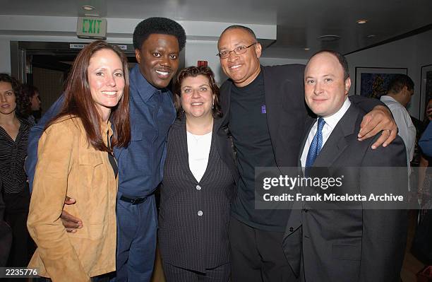 Dana Walden, President 20th Century Fox Television, Bernie Mac, Gail Berman, President, Entertainment, Fox Broadcasting , Larry Wilmore, Executive...