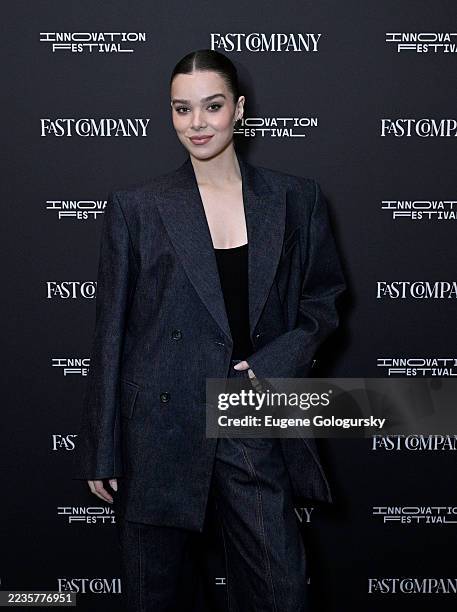 Hailee Steinfeld attends the Fast Company Innovation Festival 2025 on September 16, 2025 in New York City.