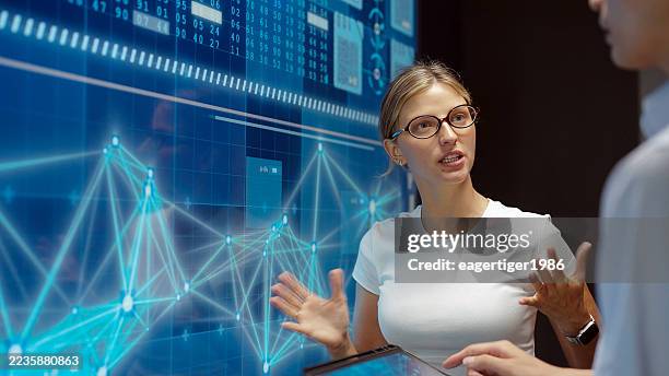 night seminar on ai and data science solutions. - data science stock pictures, royalty-free photos & images