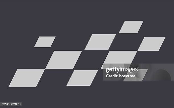 perspective chessboard checked pattern cover background - chess game perspective stock illustrations