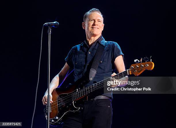 Bryan Adams at the 2025 iHeartRadio Music Festival held at T-Mobile Arena on September 19, 2025 in Las Vegas, Nevada.