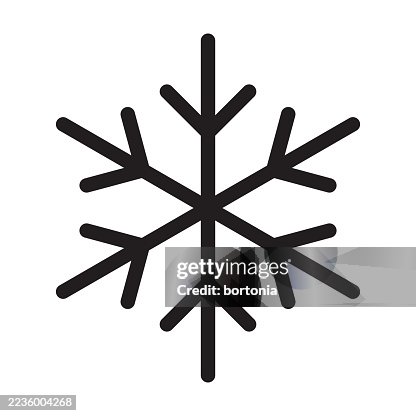 Snowflake Editable Stroke Thin Line Icon Snowflake Editable Stroke Thin Line Icon
