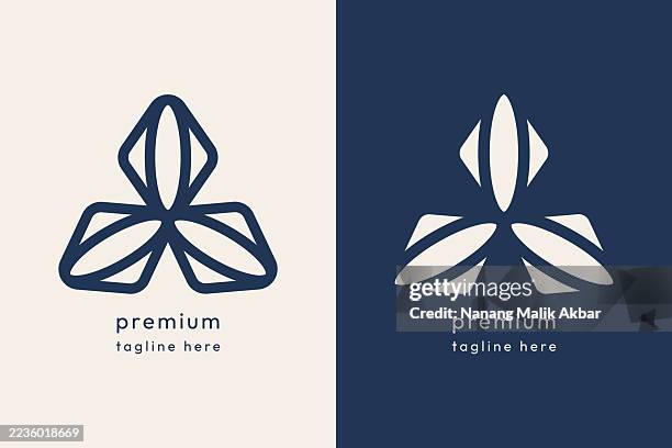 company logo and symbol design - tech team logo stock illustrations