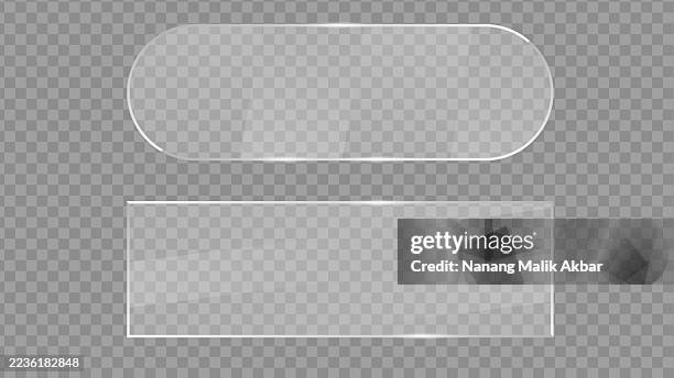 realistic clear flat glass, window, or mirror with transparent background - facade cleaning stock illustrations