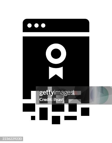 Digital Transformation Icon for Certification Digital Transformation Icon for Certification