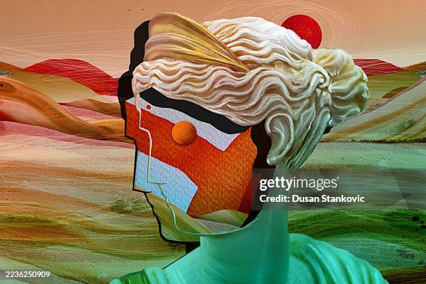 illustrazioni stock, clip art, cartoni animati e icone di tendenza di arte del paesaggio interno - mitologia