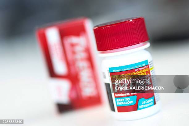 In this photo illustration, Tylenol packages are displayed, in Los Angeles, California, on September 22, 2025. US President Donald Trump on September...