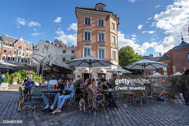city festival in riga, latvia - riga stock pictures, royalty-free photos & images
