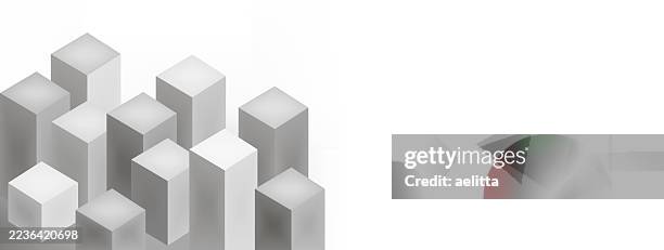 abstract design elements - toy block white background stock illustrations