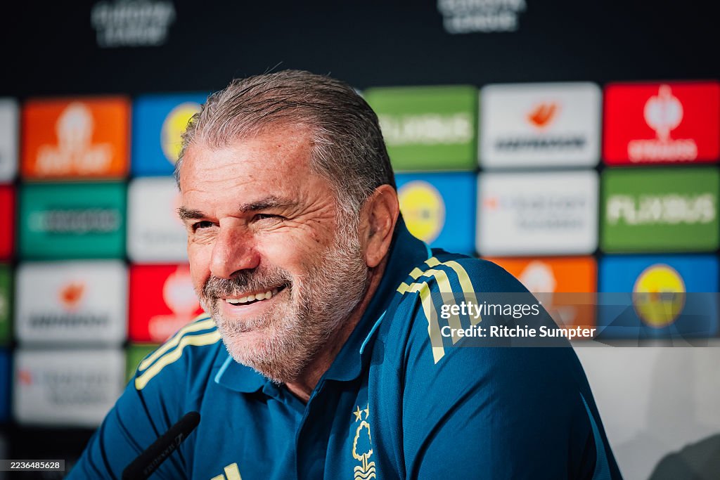 Nottingham Forest FC Training Session And Press Conference - UEFA Europa League 2025/26 League Phase MD1