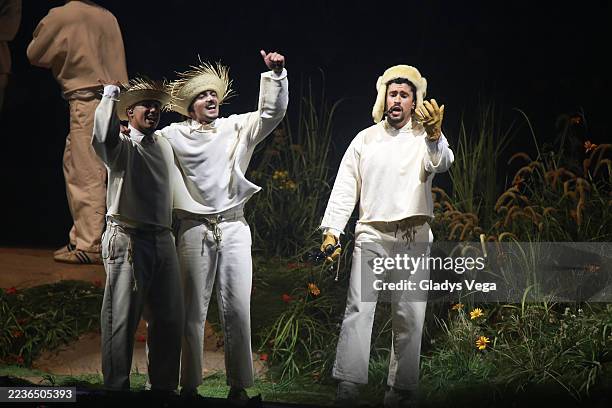 Bad Bunny performs live during "No Me Quiero Ir De Aquí; Una Más" Residencia at Coliseo de Puerto Rico José Miguel Agrelot on September 20, 2025 in...