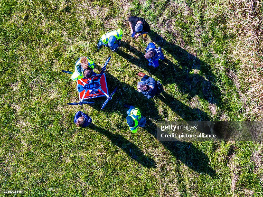 Drone deployment at the touch of a button