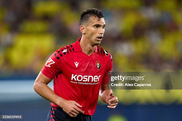 Lucas Torro of CA Osasuna looks on during the LaLiga EA Sports match between Villarreal CF and CA Osasuna at Estadio de la Ceramica on September 20,...