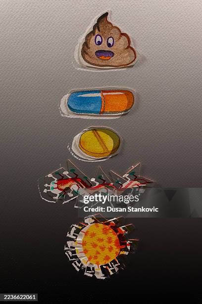 ilustrações de stock, clip art, desenhos animados e ícones de viral aftermath - organismo acidófilo