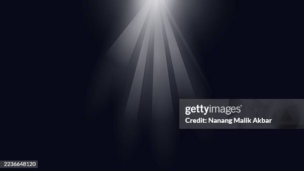 white sunlight or flare light with transparent background - flashlight beam stock illustrations