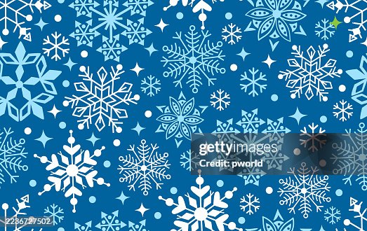 Snowflake seamless pattern . Snowflake seamless pattern .