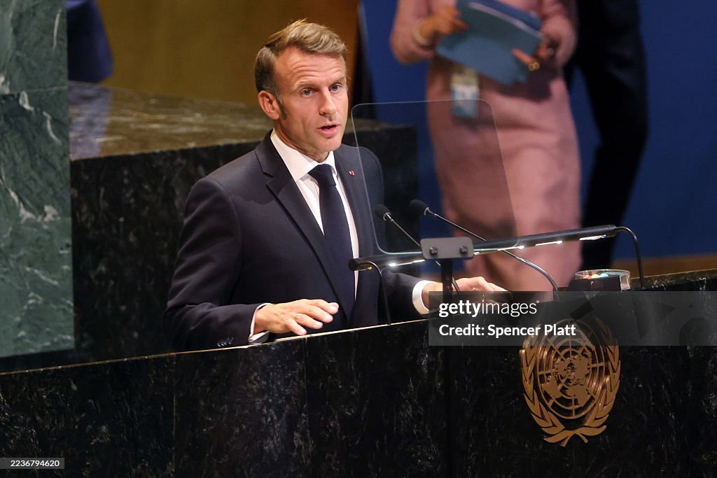 France And Saudi Arabia Lead High-Level Conference On 2-State Solution At U.N.