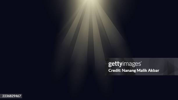 yellow sunlight or flare light with transparent background - flashlight dark stock illustrations