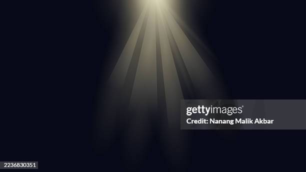 yellow sunlight or flare light with transparent background - flashlight dark stock illustrations