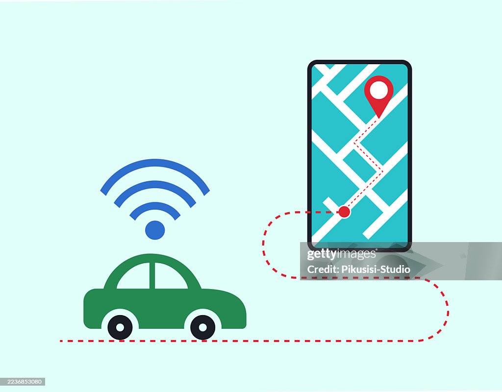 Vehicle IoT and Mobile Navigation System, Smart Car Navigation with GPS Tracking