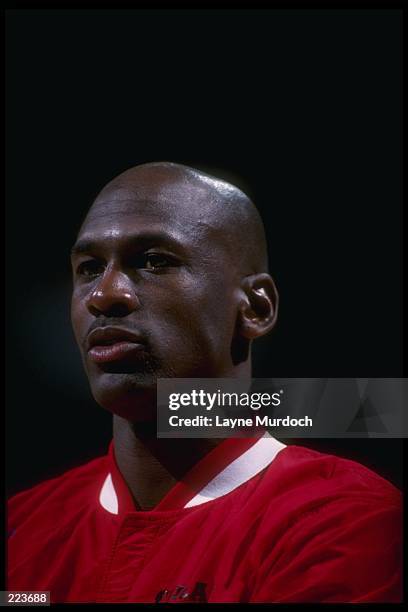Guard Michael Jordan of the Chicago Bulls.
