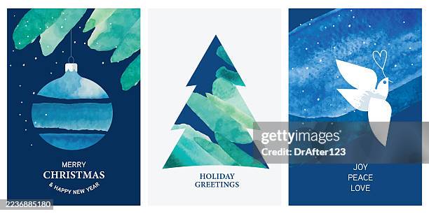 festive season bundle - new year card stock illustrations