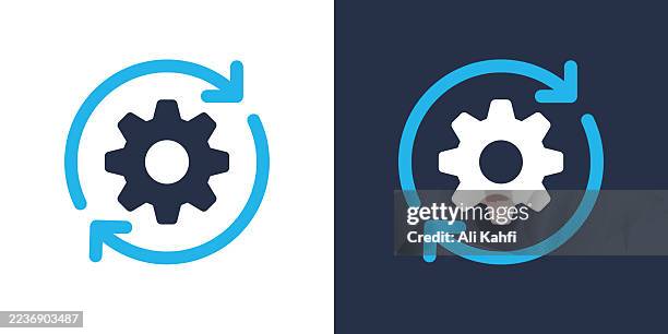 process glyph solid icon. solid icon that can be applied anywhere, simple, pixel perfect and modern style. - resilience stock illustrations